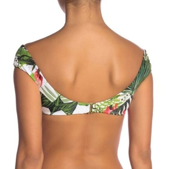 Vitamin A Baja Botanical Off-The-Shoulder Bikini Top - Picture 2 of 3